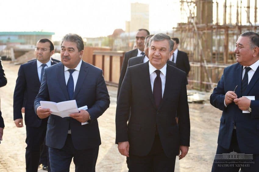 Shavkat Mirziyoyev Navoiydagi 3ta loyihani borib ko‘rdi