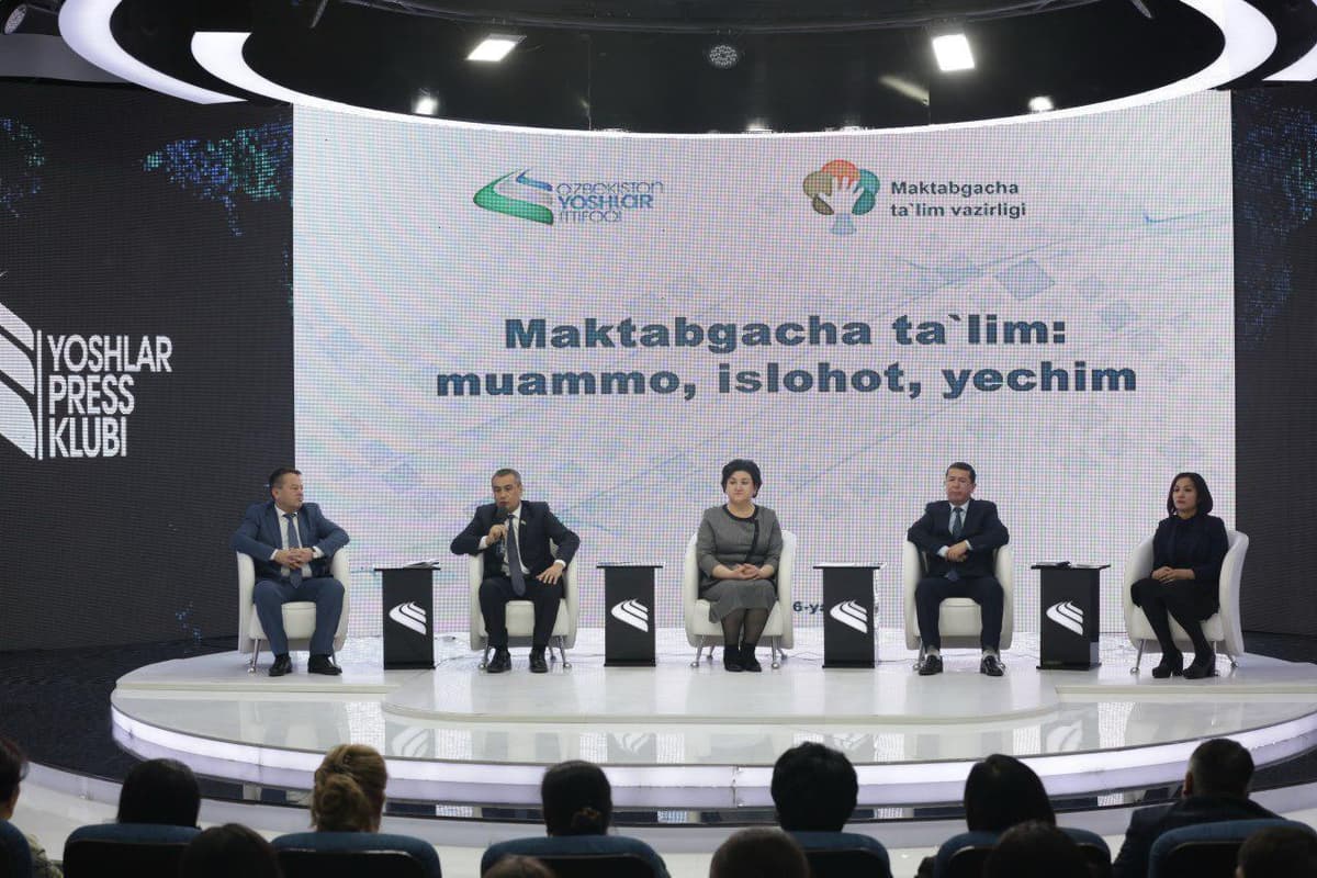 “Yoshlar press-klubi”ning navbatdagi sessiyasida maktabgacha ta'lim tizimidagi masalalar muhokama qilindi