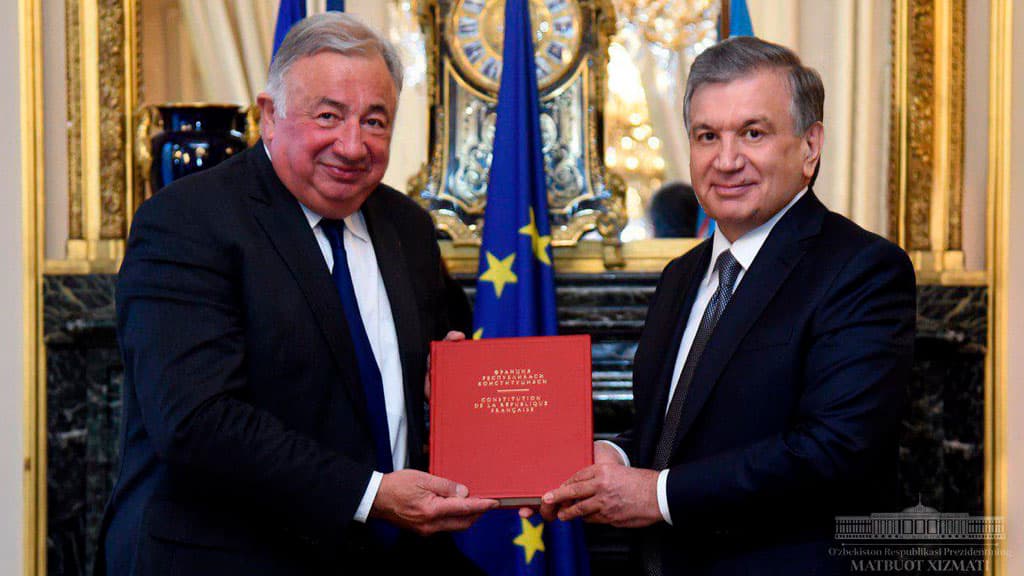 Shavkat Mirziyoyev Fransiya Senati Raisi bilan uchrashdi