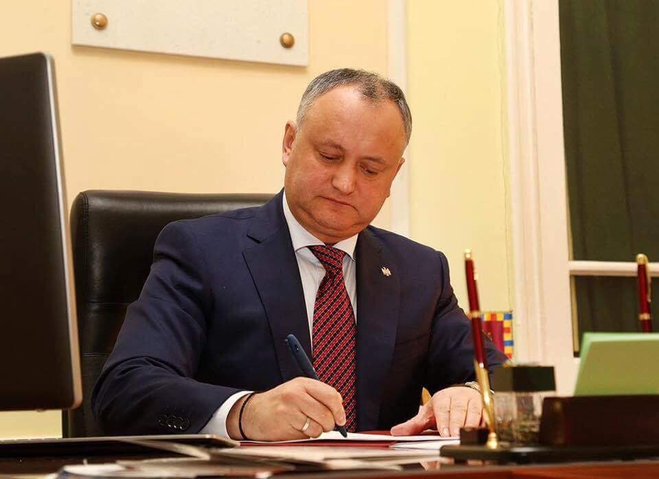 Moldova prezidenti AQŞ elçixonasiga rad javobi berdi