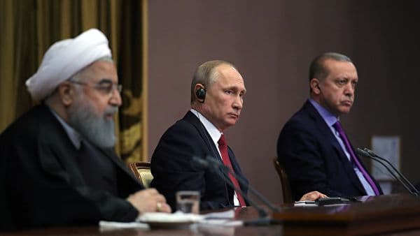 Putin, Erdo‘g‘on va Ruhoniy Idlibdagi vaziyat hamda AQShning Suriyadan chiqib ketishini muhokama qiladi