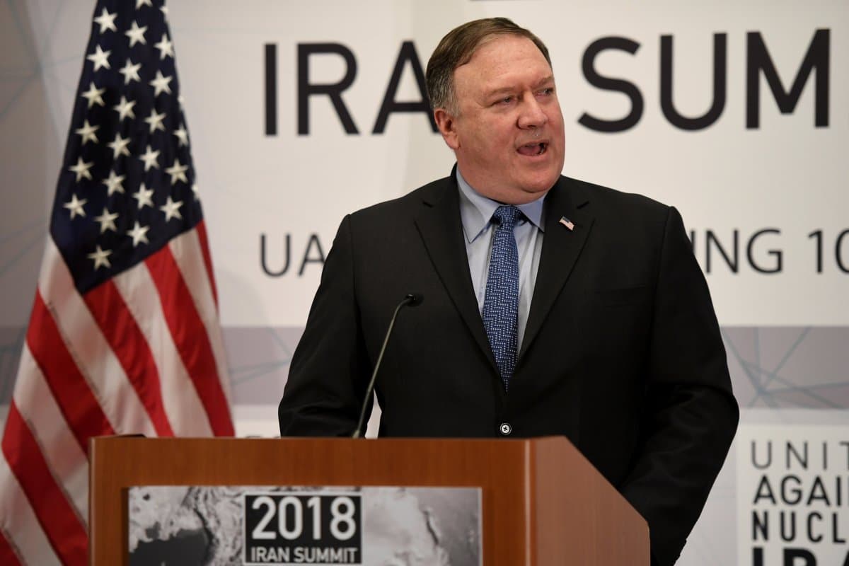Pompeo Yevropa kompaniyalari hamkorlik uchun AQSh yoki Eronni tanlashiga to‘g‘ri kelishini aytdi