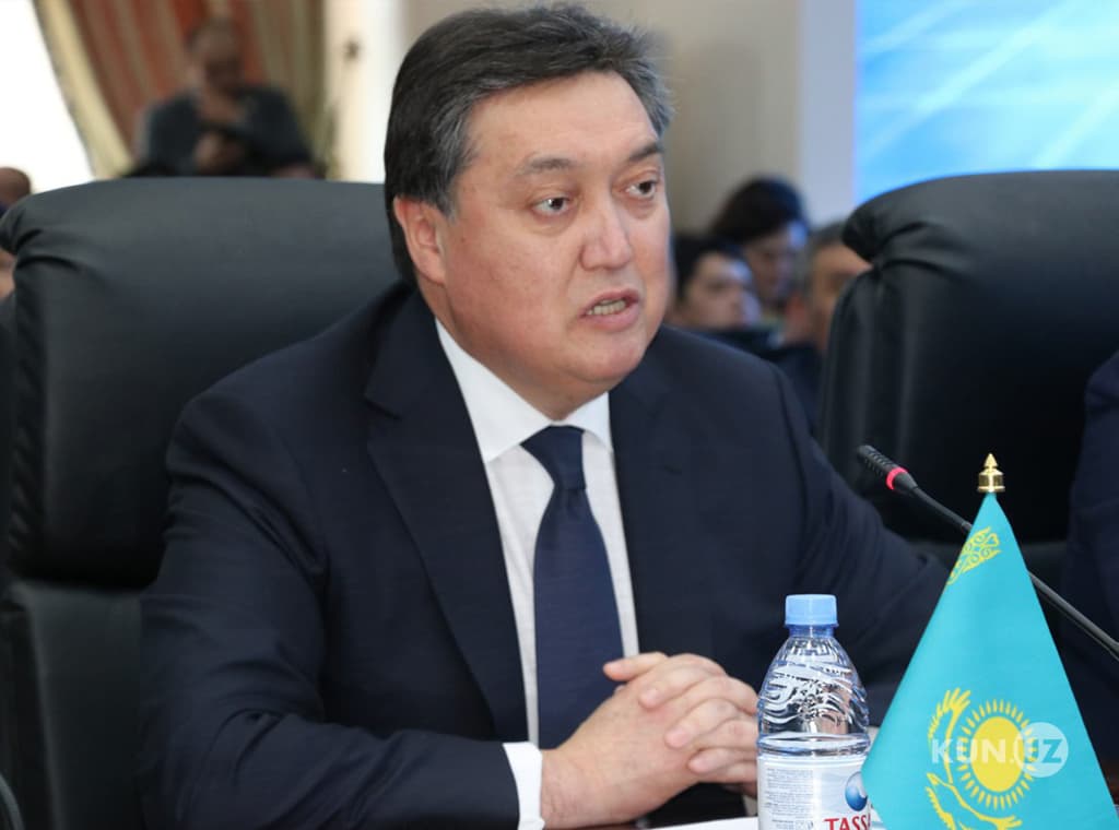 Asqar Mamin: Qozog‘iston va O‘zbekiston o‘zaro savdo aylanmasini 5 mlrd dollarga chiqaradi