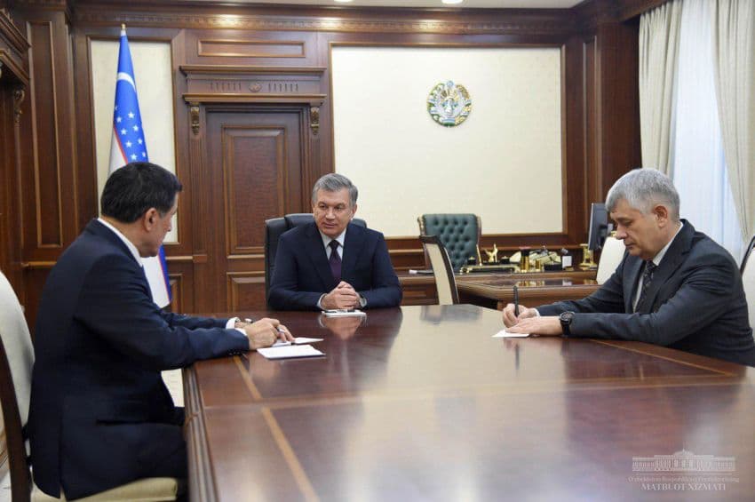 Shavkat Mirziyoyev ShHT bosh kotibini qabul qildi