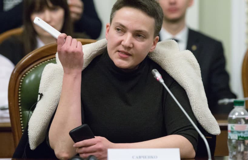 Savchenko siyosiy dasturini e'lon qildi