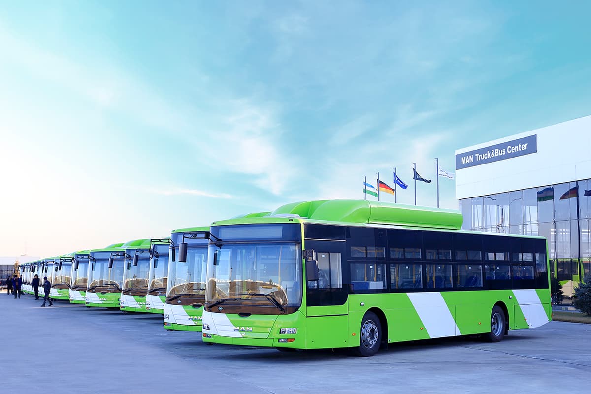 MAN yil oxirigacha Toshkentga konditsionerli 40ta avtobus yetkazib beradi
