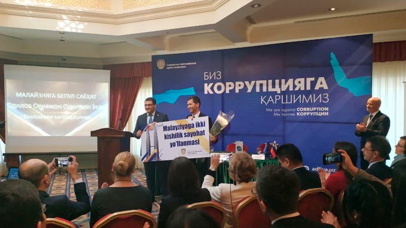 Adliya vazirligi tanlovi g‘olibi Malayziyaga ikki kishilik yo‘llanmani qo‘lga kiritdi