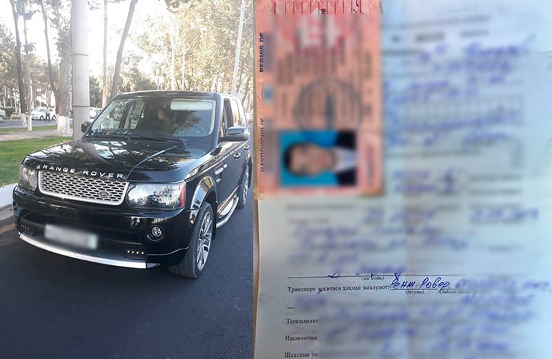 Foto: IIBB to‘rtta Range Rover’dan iborat to‘y kortejini jarimaga tortdi