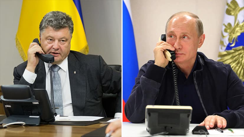 Poroshenko Putin bilan telefon orqali muloqot o‘tkazdi