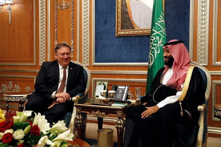 Pompeo saudiyaliklar Qoshiqchining yo‘qolishiga «aloqador emasligi» haqida gapirdi