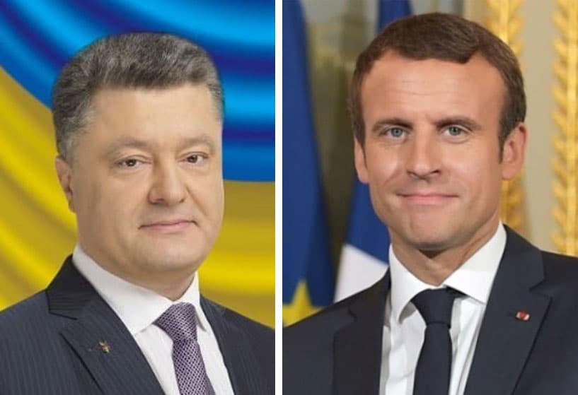 Порошенко Макрондан Россияга босимни кучайтиришни сўради