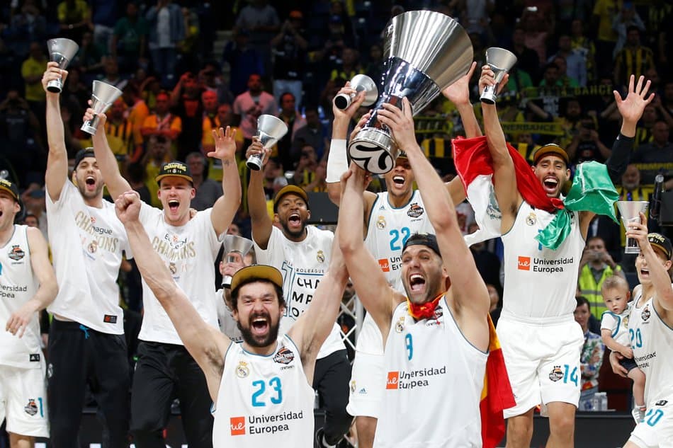 “Real” basketbol jamoasi Yevroligada 10-marotaba g‘olib bo‘ldi