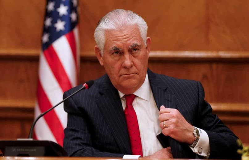 Tillerson uch davlat tashqi ishlar vaziri bilan Rossiyaning qo‘shnilarga hurmatsizligini muhokama qildi