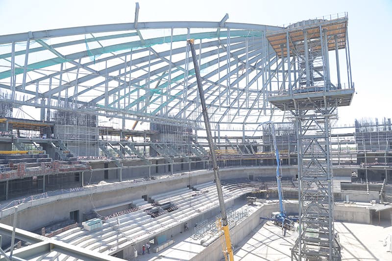 Foto: Toshkentdagi «Humo Arena» muz saroyi yil oxiriga qadar ishga tushiriladi