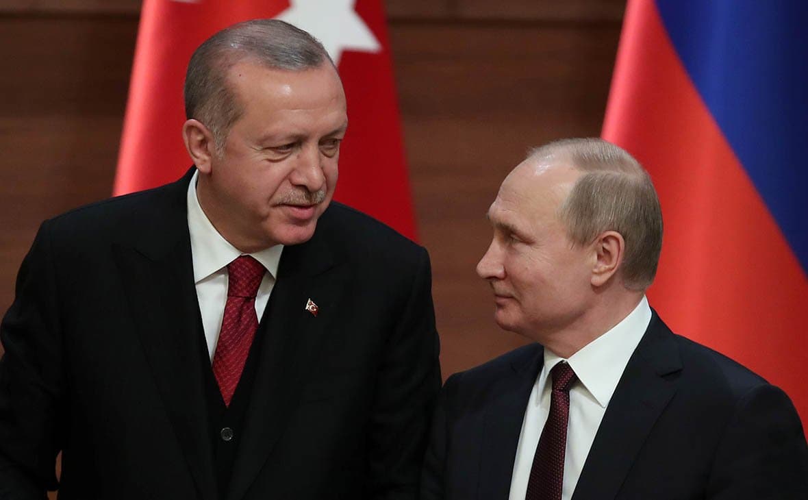 Erdo‘g‘an Putin bilan muzokara o‘tkazish uchun Rossiyaga keldi