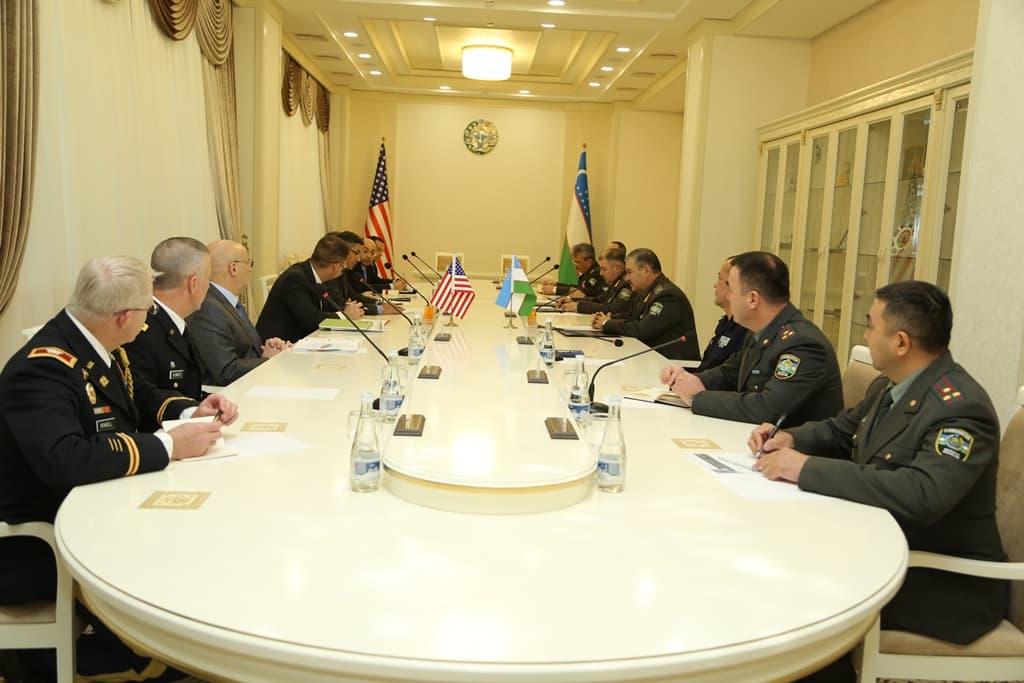 Abdusalom Azizov received the US military delegation