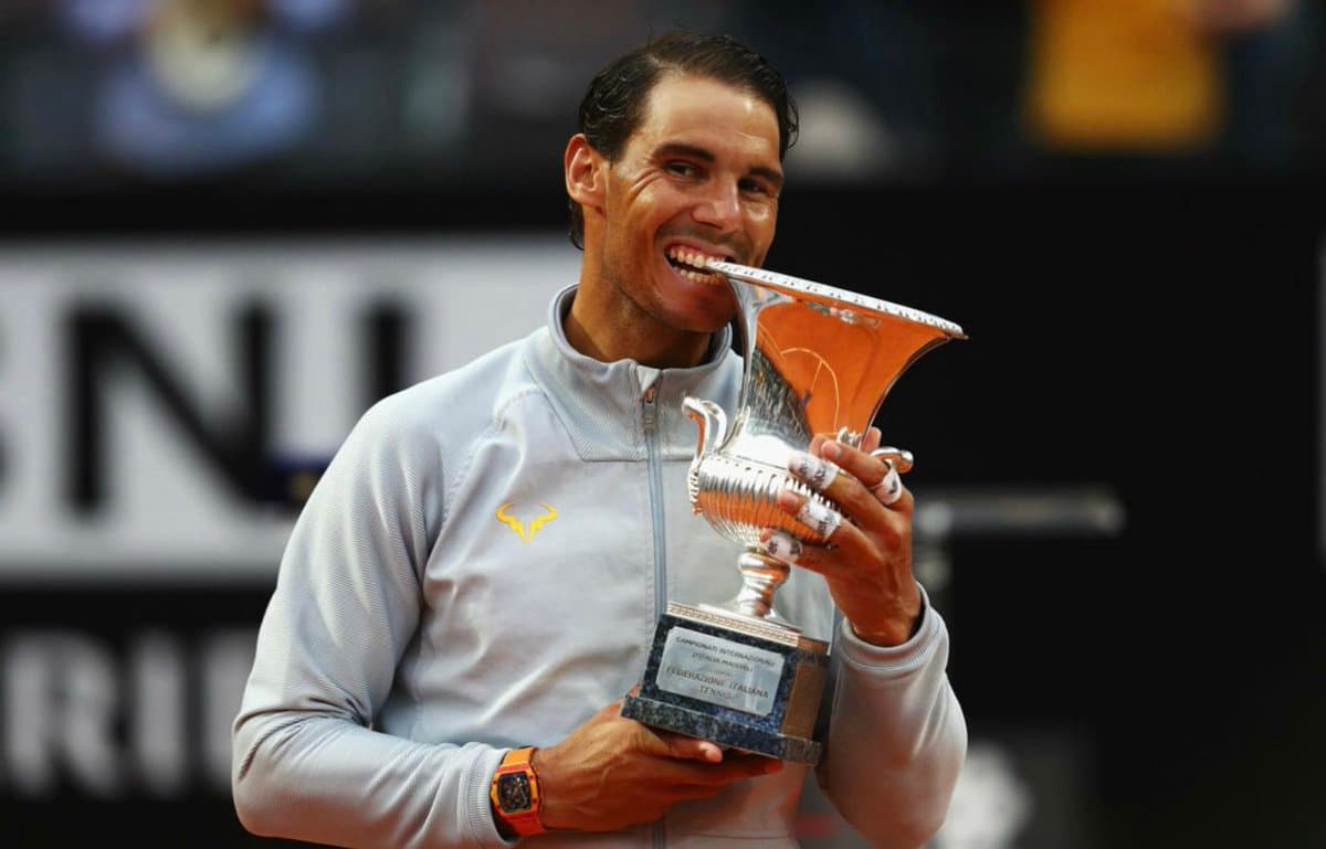 Nadal Rimda sakkizinchi sovrinni yutib oldi va o‘z rekordini yangiladi