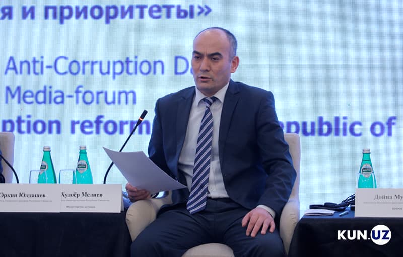 Adliya vaziri o‘rinbosari: Korrupsiyaga qarshi samarali siyosat yuritish eng dolzarb masala bo‘lib qolyapti