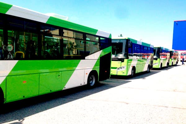 Toshkentga sovitish tizimiga ega yangi 8ta avtobus olib kelindi