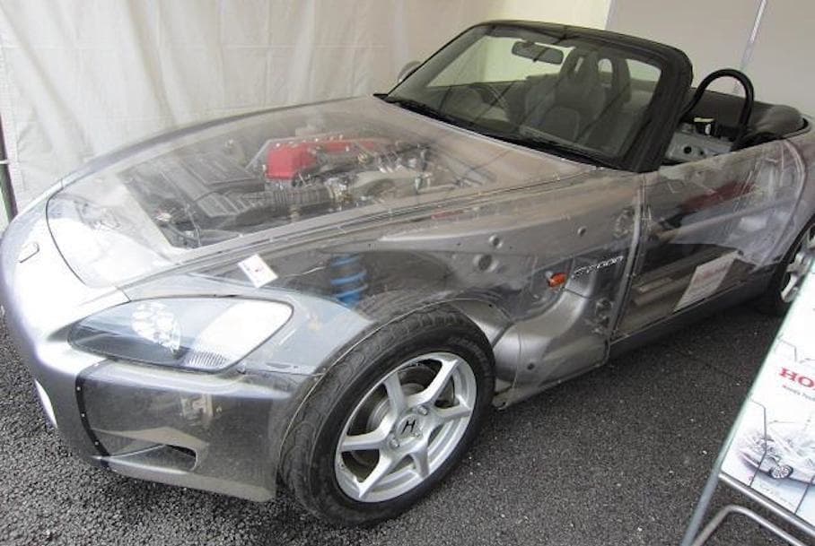 Японияда кузови шаффоф Honda S2000 яратилди