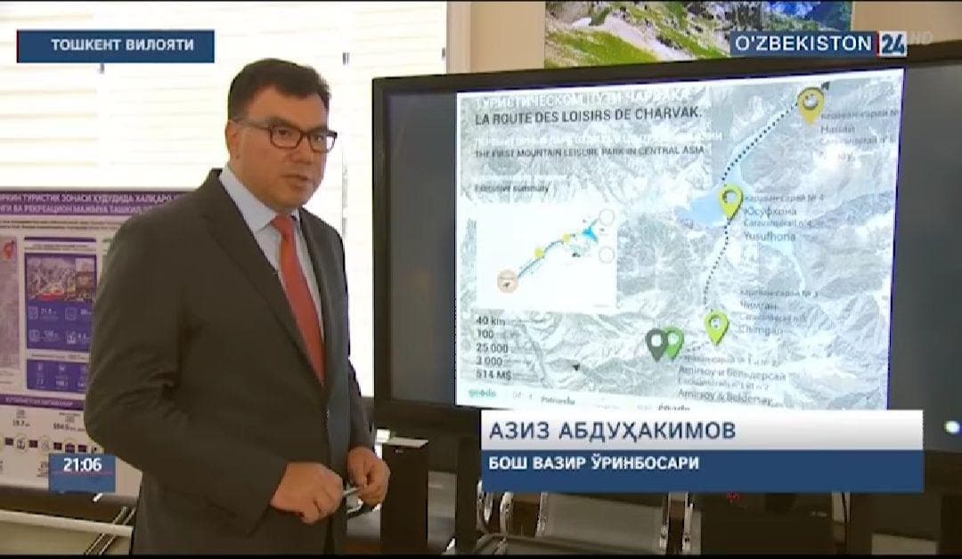 Toshkent viloyatida 515 million dollarlik zamonaviy tog‘ kurort dam olish maskanlari ishga tushadi