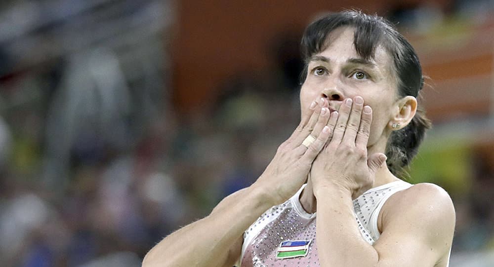 Oksana Chusovitina reaches the final of the World Cup in gymnastics in Baku