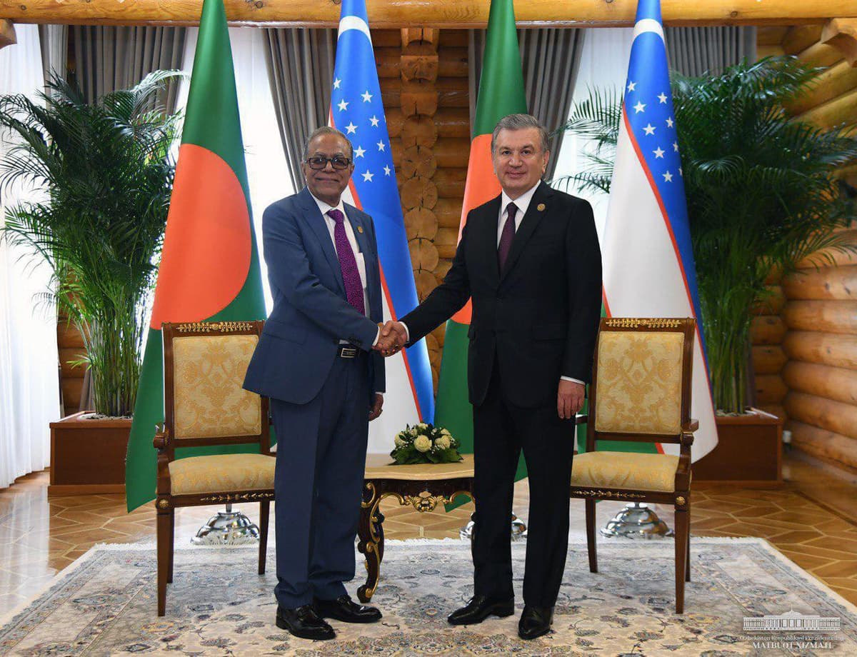Shavkat Mirziyoyev Bangladesh prezidenti bilan aloqalarni faollashtirishni muhokama qildi