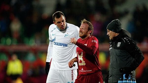 Vitaliy Denisov «Zenit»ga qarshi o‘yindan so‘ng shifoxonaga olib ketildi