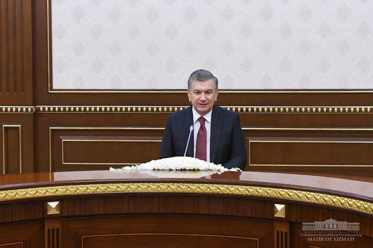 Шавкат Мирзиёев Максим Орешкинни қабул қилди