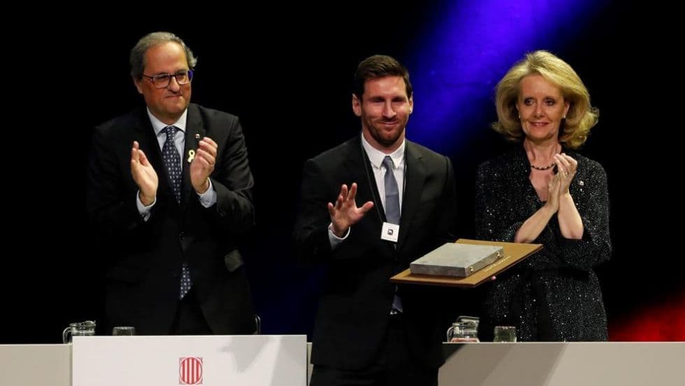 Lionel Messi Kataloniyaning oliy mukofoti bilan taqdirlandi