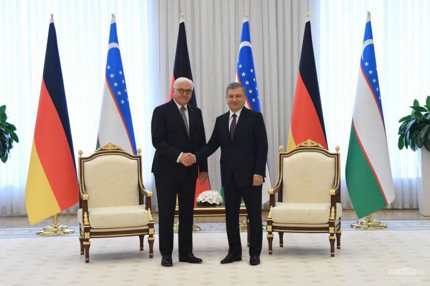 Shavkat Mirziyoyev, Frank-Walter Steinmeier discuss acceleration of joint investment projects
