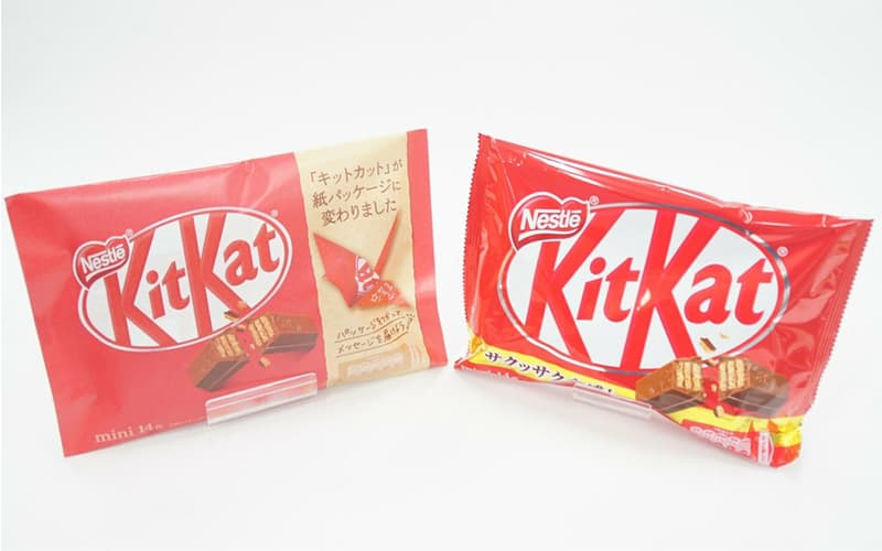 Nestle Yaponiya bozoridagi KitKat shokoladlarining plastik qadog‘ini qog‘oz qadoqlarga almashtiradi
