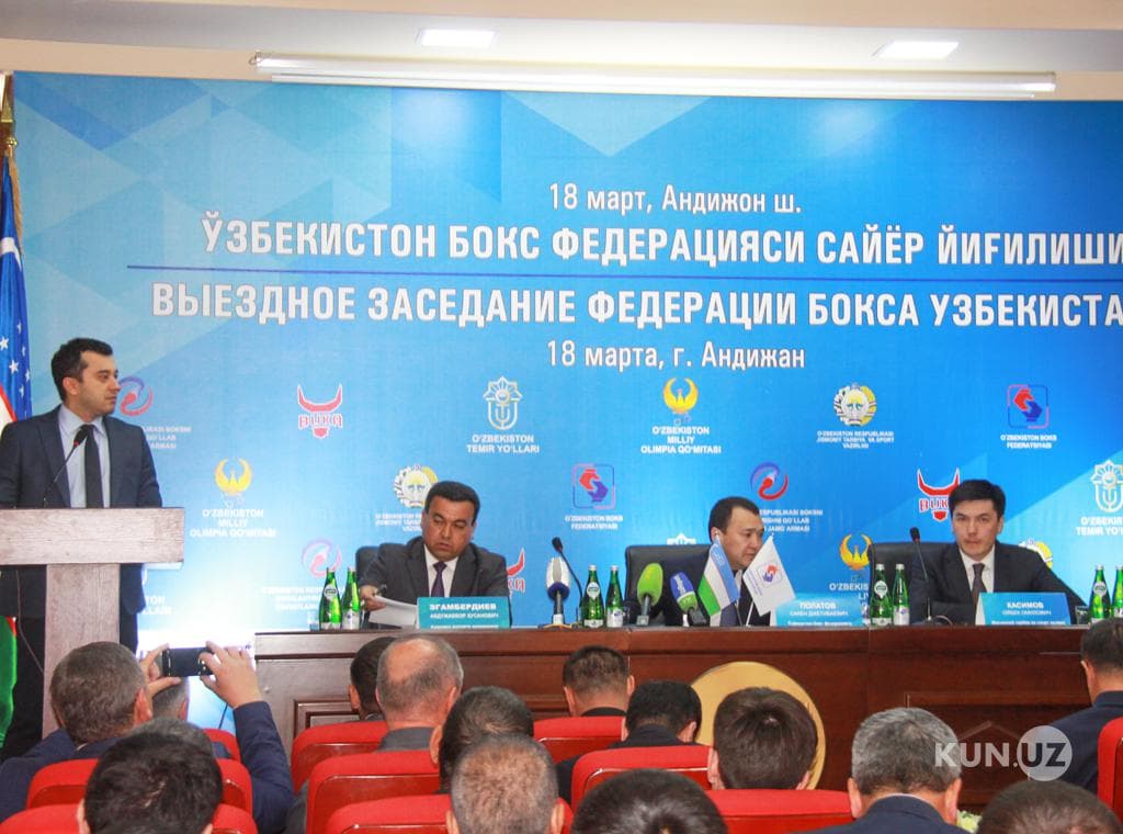 Andijonda O‘zbekiston boks federatsiyasining sayyor yig‘ilishi o‘tkazildi