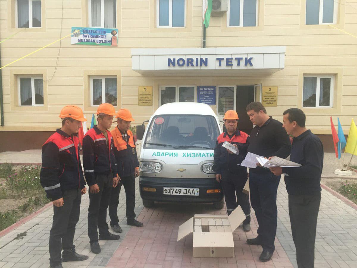 Namanganda elektr energiyasi sohasida avtomatlashtirilgan tizim ishlari davom etmokda