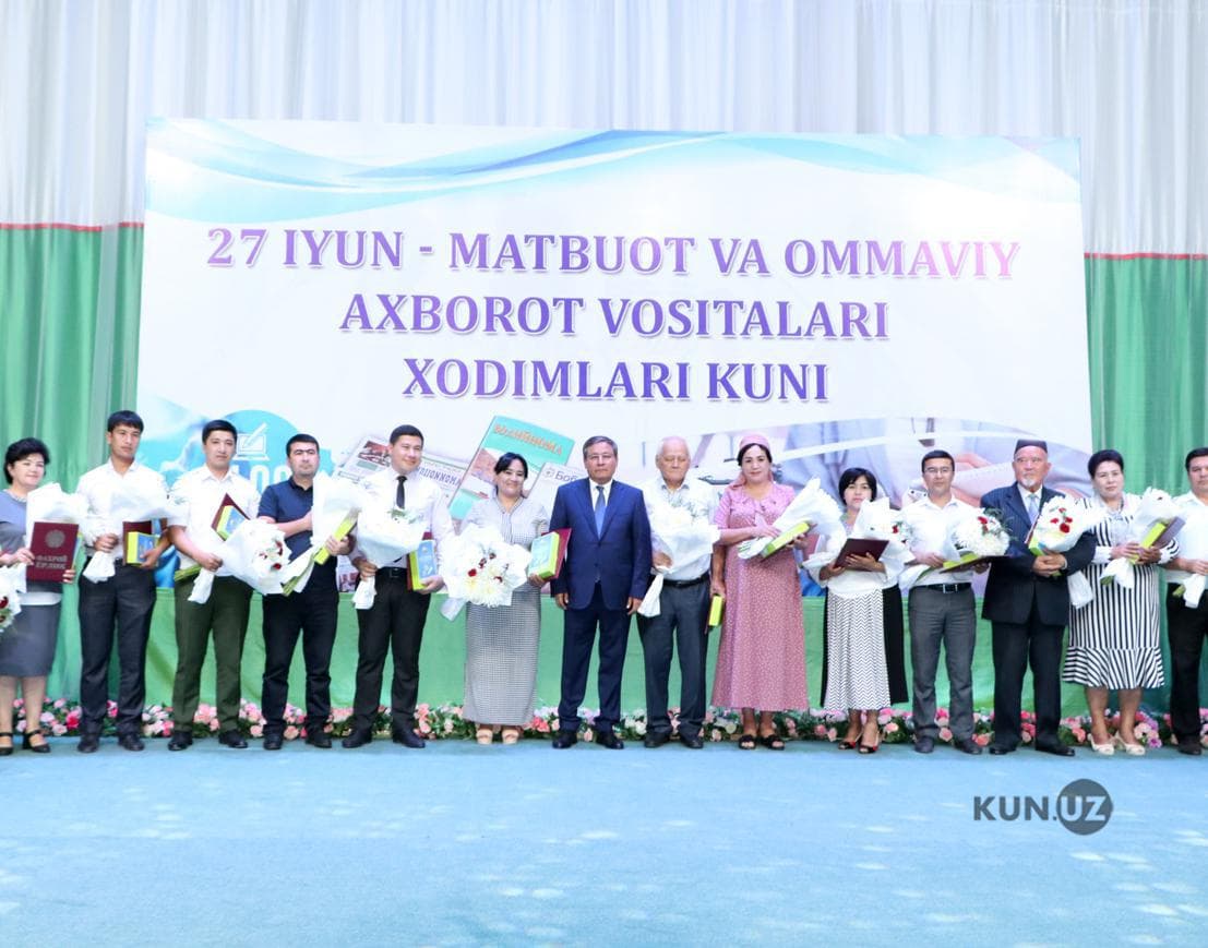 Andijonda Matbuot va ommaviy axborot vositalari xodimlari kuni nishonlandi