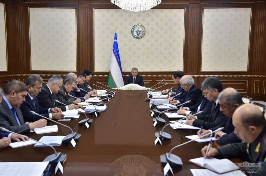Президент Хавфсизлик кенгаши йиғилишини ўтказди