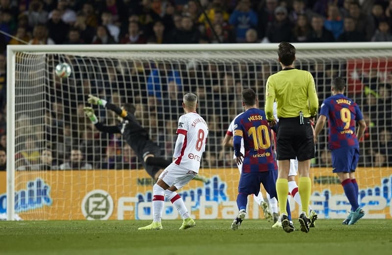 La Liga. «Barselona» yirik hisobda g‘alaba qozondi, Messidan xet-trik