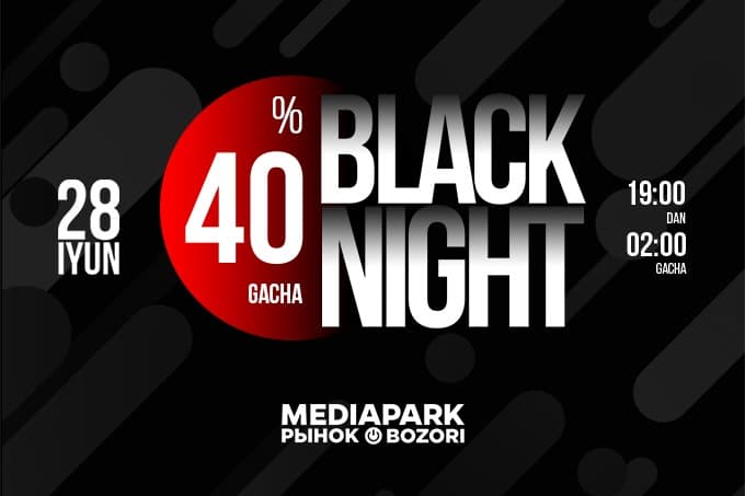 MEDIAPARK'da Black Night!