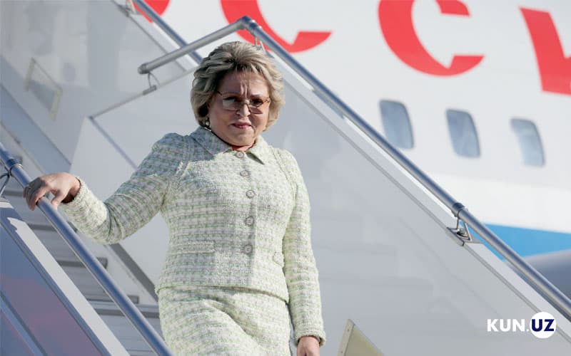 Valentina Matviyenko Toshkentga keldi