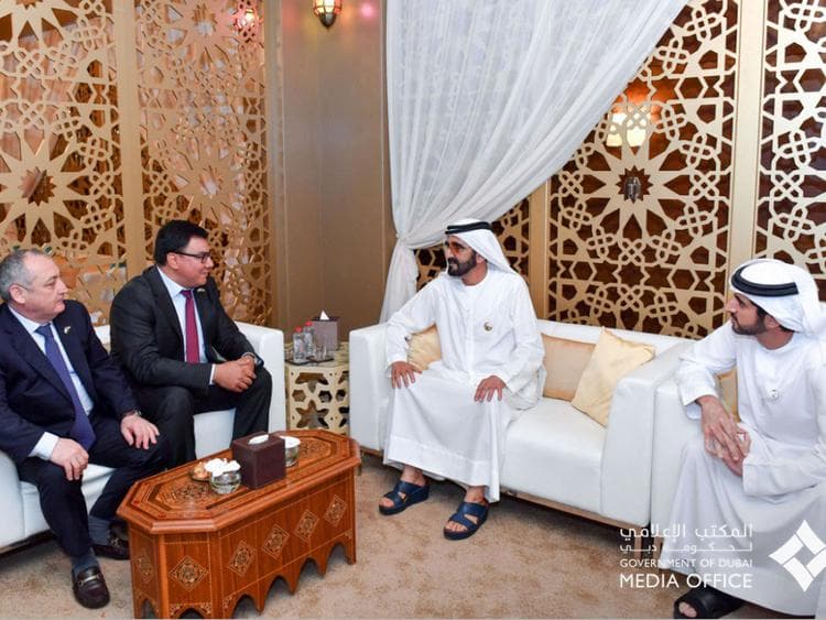 Dubay shayxi O‘zbekiston delegatsiyasini qabul qildi