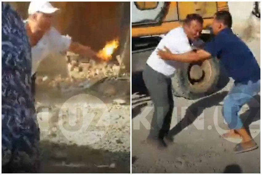 Businessman sets deputy khokim on fire in Kashkadarya