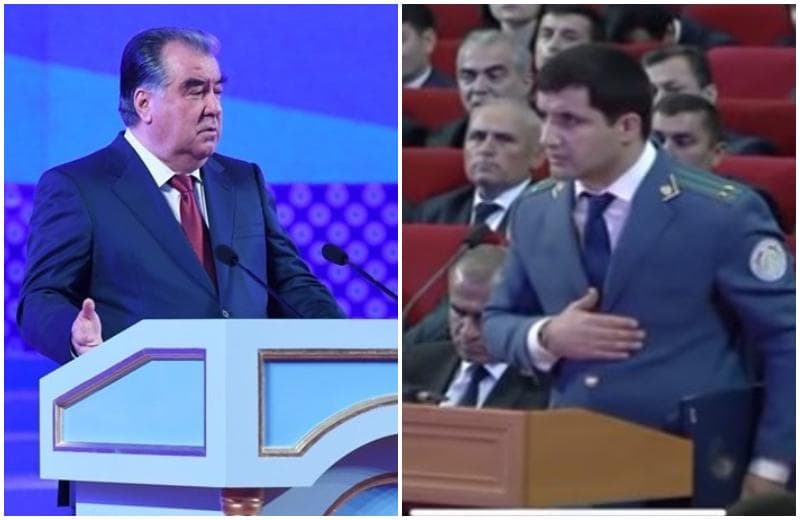 Tojikiston prezidenti bojxona xodimini so‘roqqa tutdi va u yolg‘on gapirayotganini fosh qildi