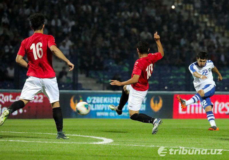 JCh-2022 saralashi. O‘zbekiston Yamanga javobsiz 5ta gol urdi