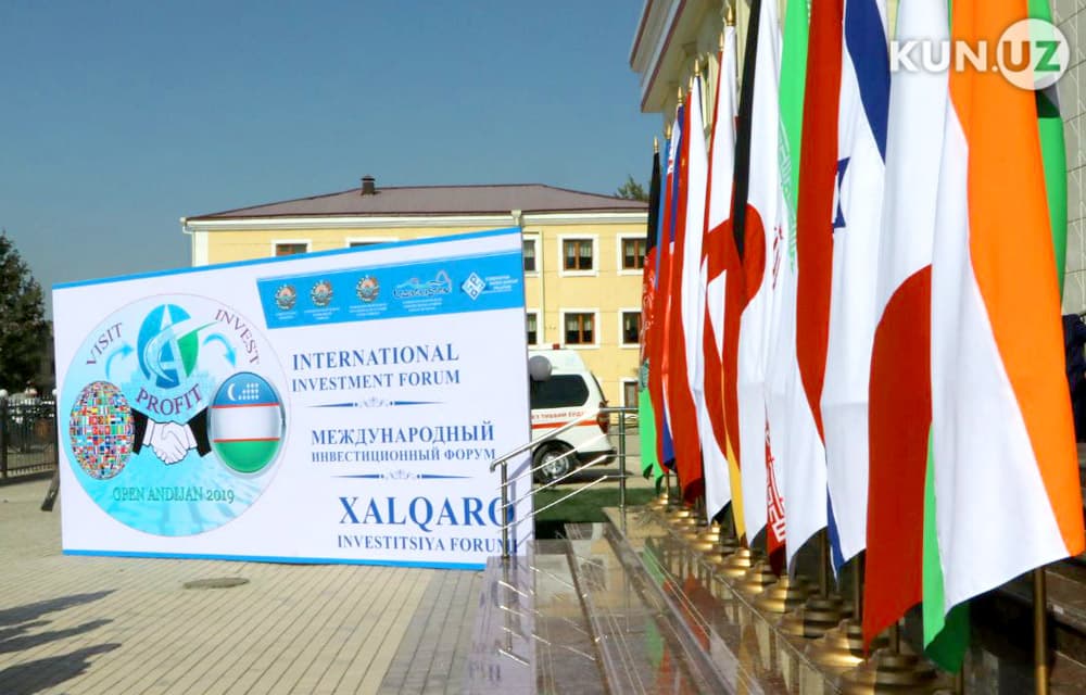«Ochiq Andijon» birinchi Xalqaro investitsion forumi boshlandi