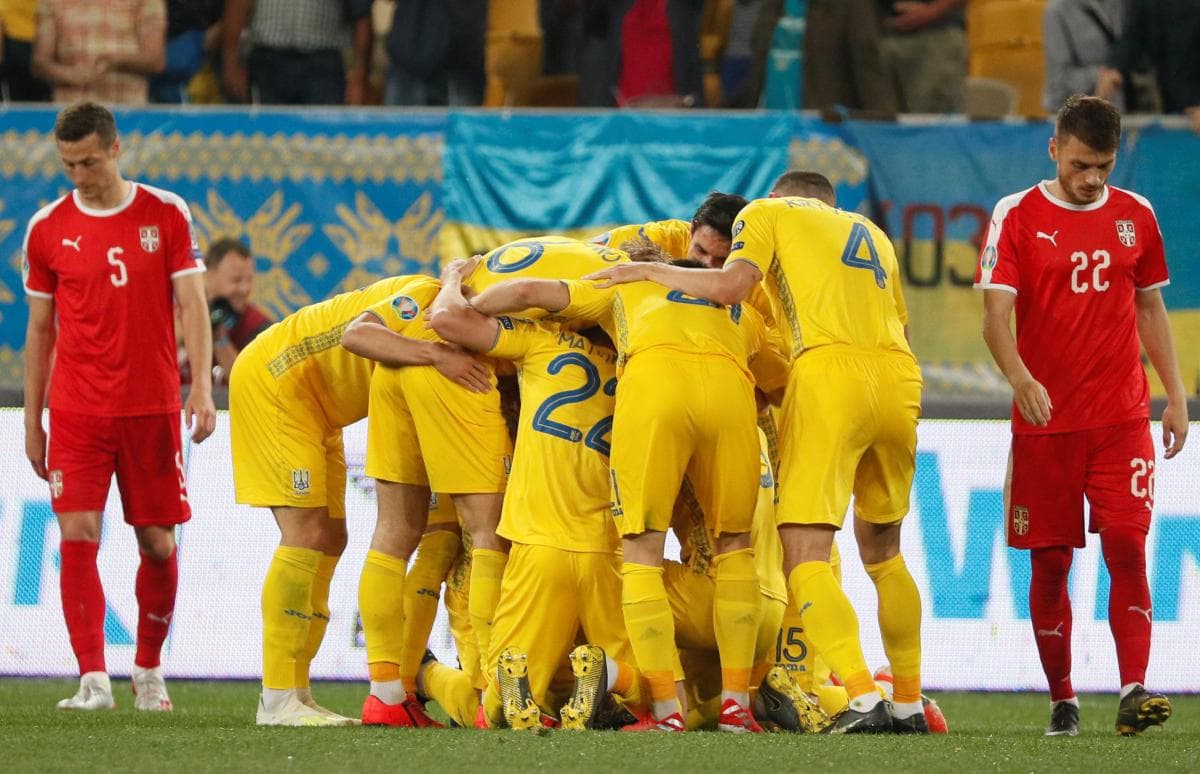 Yevro-2020 saralashi. Ukraina Serbiyani javobsiz beshta gol bilan mehmon qildi va boshqa natijalar
