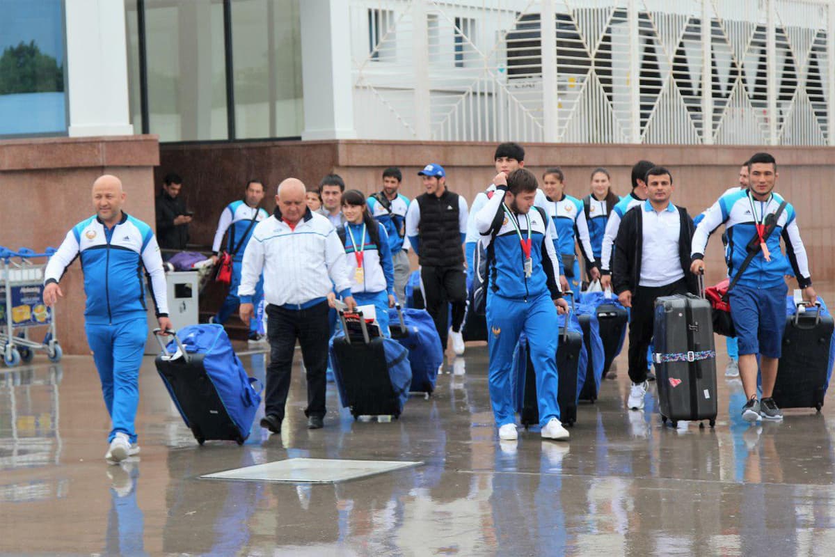 Osiyo-Okeaniya chempionati g‘oliblari Toshkentga yetib keldi. Ular tantanali ravishda kutib olindi