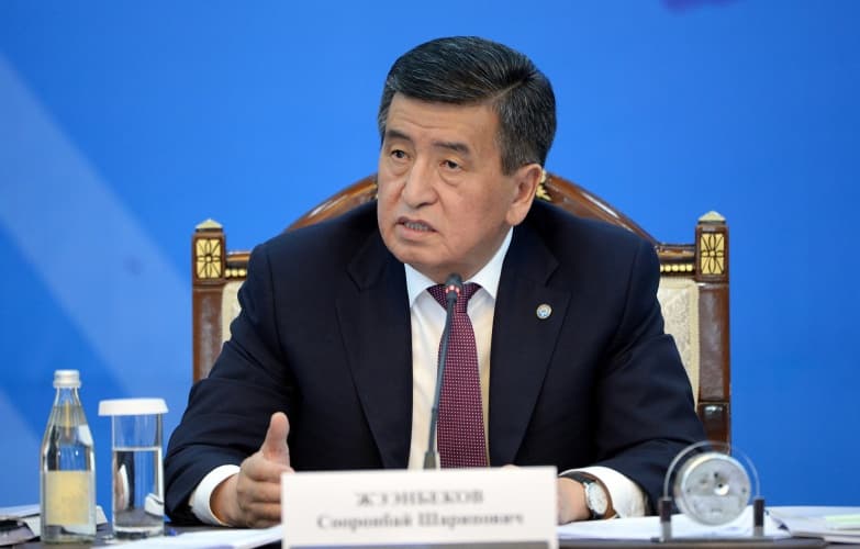 Jeenbekov xavfsizlik kengashida: Atamboyev qurolli qarshilik ko‘rsatib, konstitutsiya va qonunlarni qo‘pol ravishda buzdi