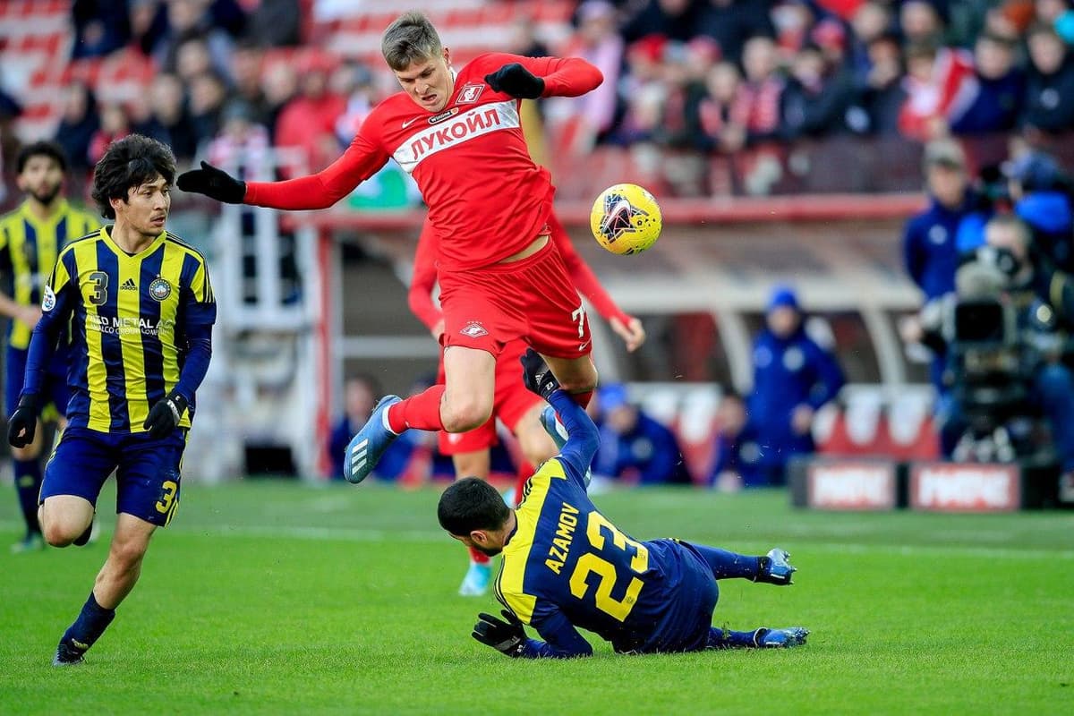 O‘rtoqlik o‘yini. «Spartak» «Paxtakor» darvozasiga javobsiz 4 ta gol urdi