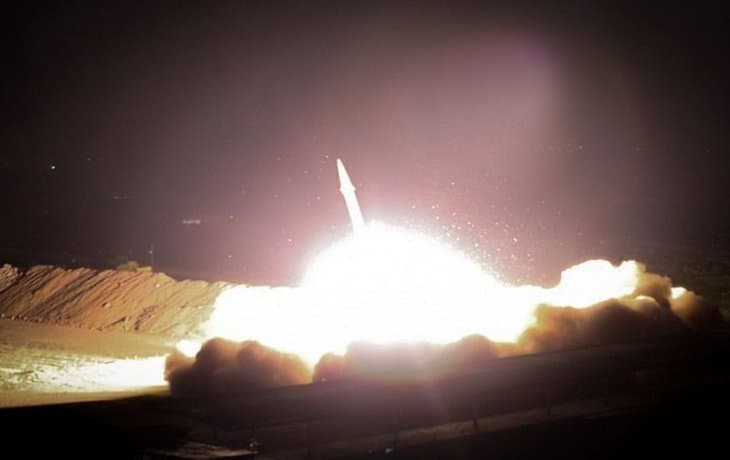Iran fires ballistic missiles at US forces in Iraq