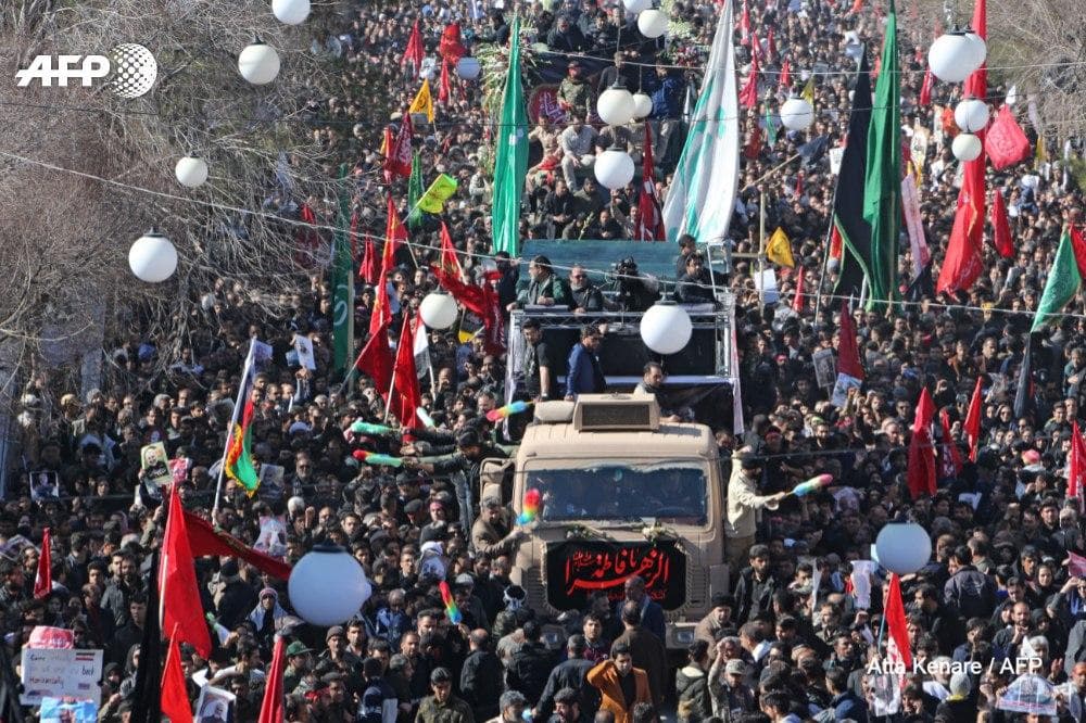General Sulaymoniyning dafn marosimi vaqtida halok bo‘lganlar soni oshdi. Marosim boshqa kunga qoldirildi